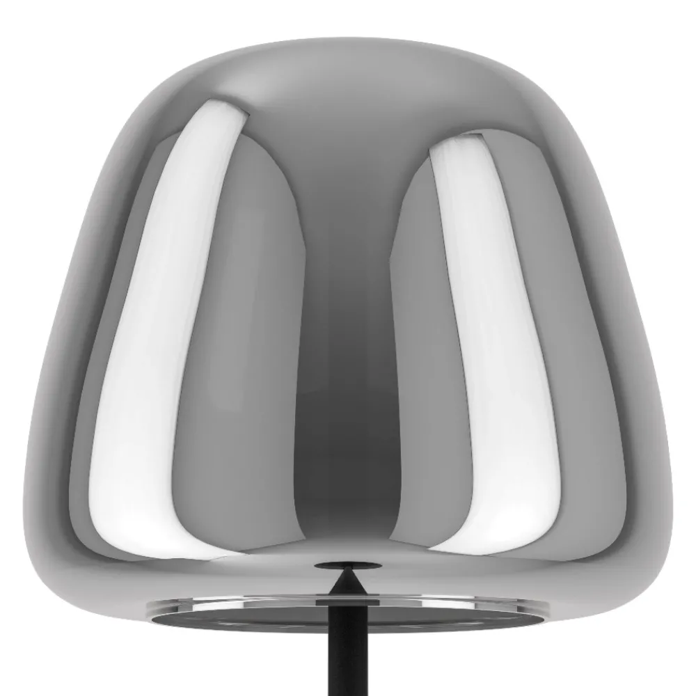 Lampade Da Terra-Eglo Alfero z lampada da terra con paralume in vetro led rgb da 2700k a 6500k
