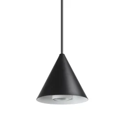 Lampadari Cucina-Ideal Lux A-line sp1 d30 lampadario cono nero per cucina moderna