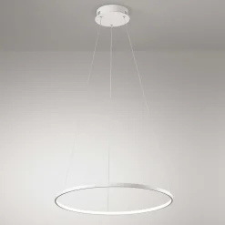 Lampadari Moderni-Affralux Aluring lampadario cerchio bianco led 3200k