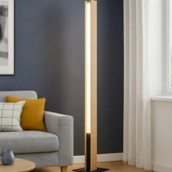 Lampade Da Terra-Eglo Anchorena-z lampada da terra piantana in legno led rgb da 2700k a 6500k controllo remoto app