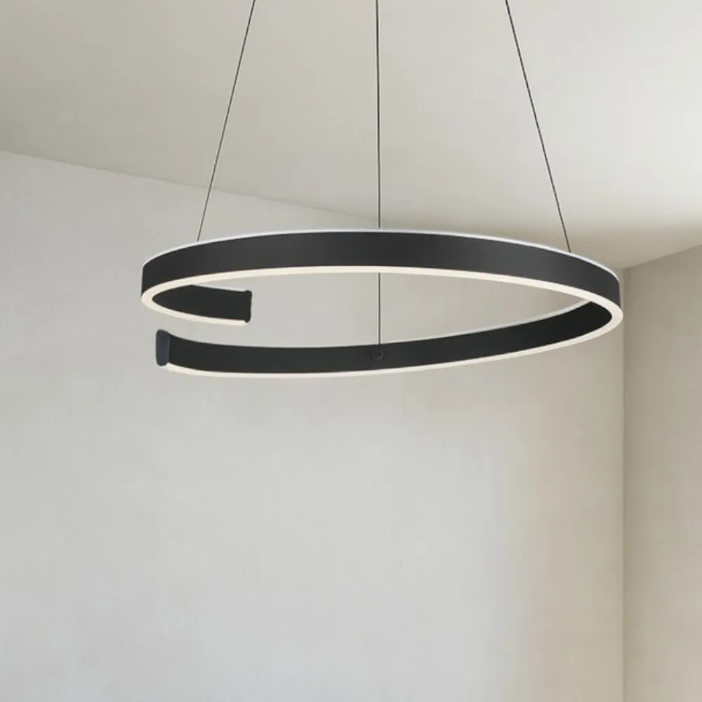 Lampadari Moderni-Eglo Andabaia z lampadario moderno circolare led da 3000k a 6500k