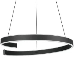 Lampadari Moderni-Eglo Andabaia z lampadario moderno circolare led da 3000k a 6500k
