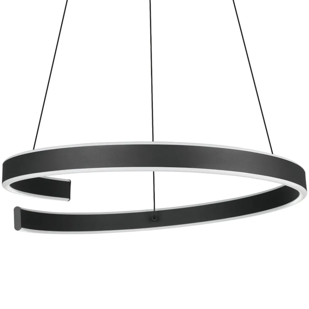 Lampadari Moderni-Eglo Andabaia z lampadario moderno circolare led da 3000k a 6500k