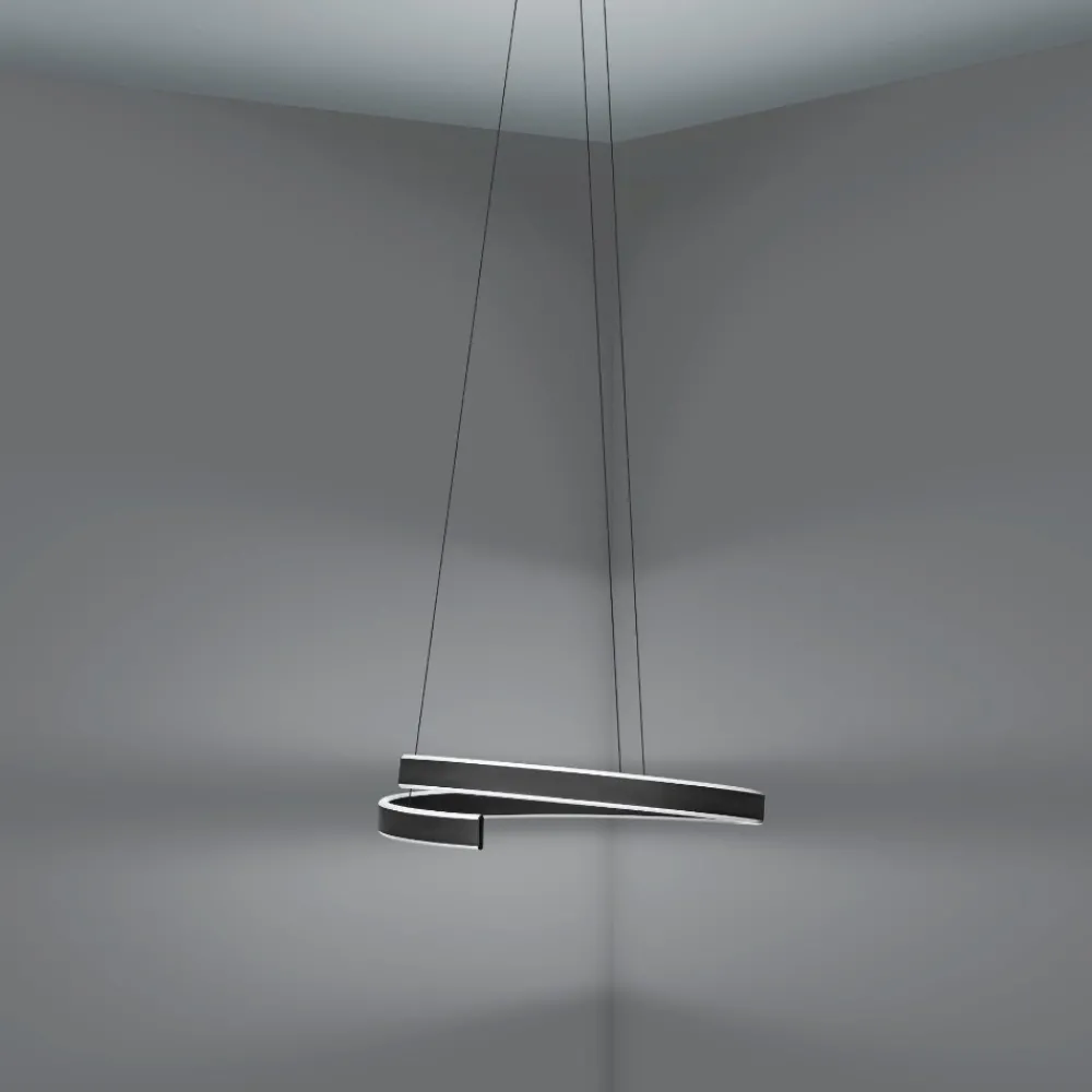 Lampadari Moderni-Eglo Andabaia z lampadario moderno circolare led da 3000k a 6500k