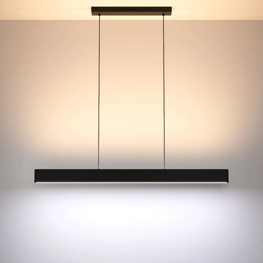 Lampadari Cucina-Eglo Andreas z lampadario a barra per cucina moderna led rgb da 2700k a 6500k controllo remoto app