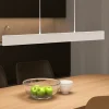 Lampadari Cucina-Eglo Andreas z lampadario per cucina moderna grigio led rgb da 2700k a 6500k controllo remoto app