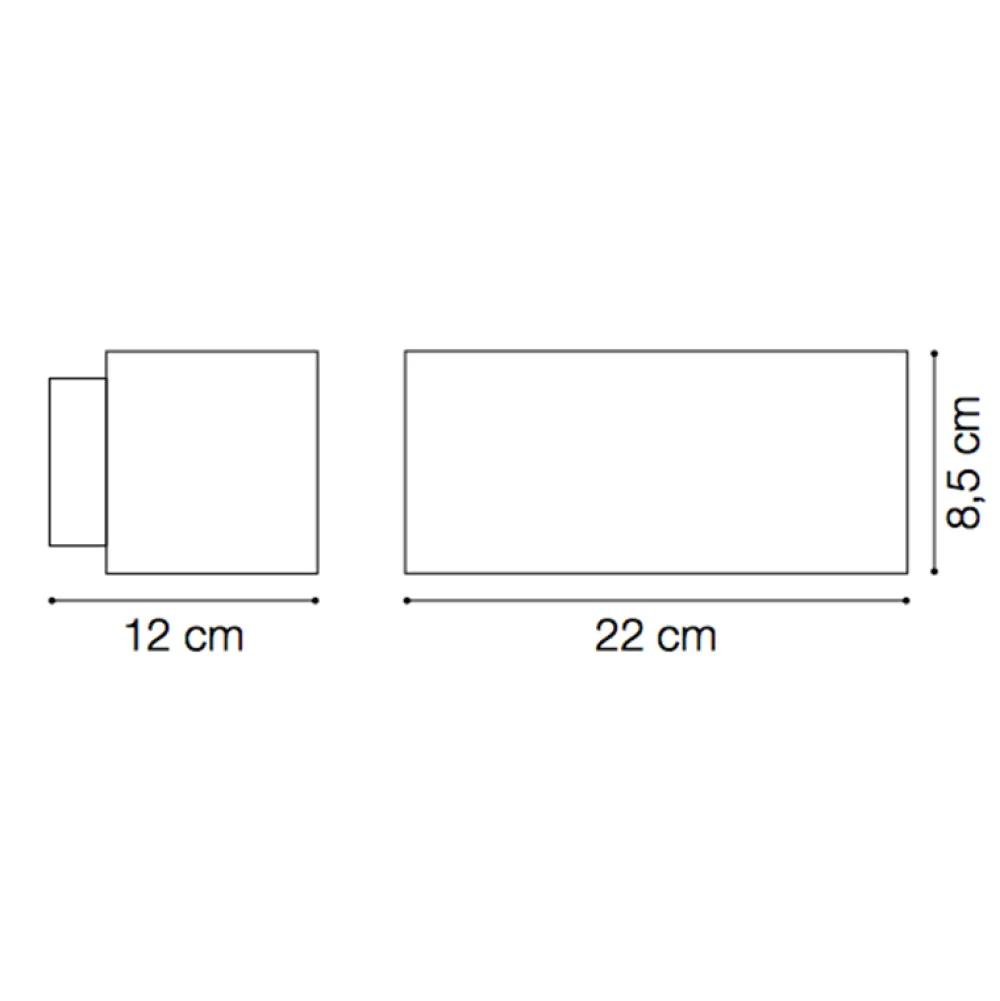 Applique Da Esterno-Ideal Lux Andromeda ap1 applique da esterno ip55 antracite