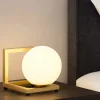 Abat Jour-Ideal Lux Angolo tl1 abat-jour ottone boccia vetro