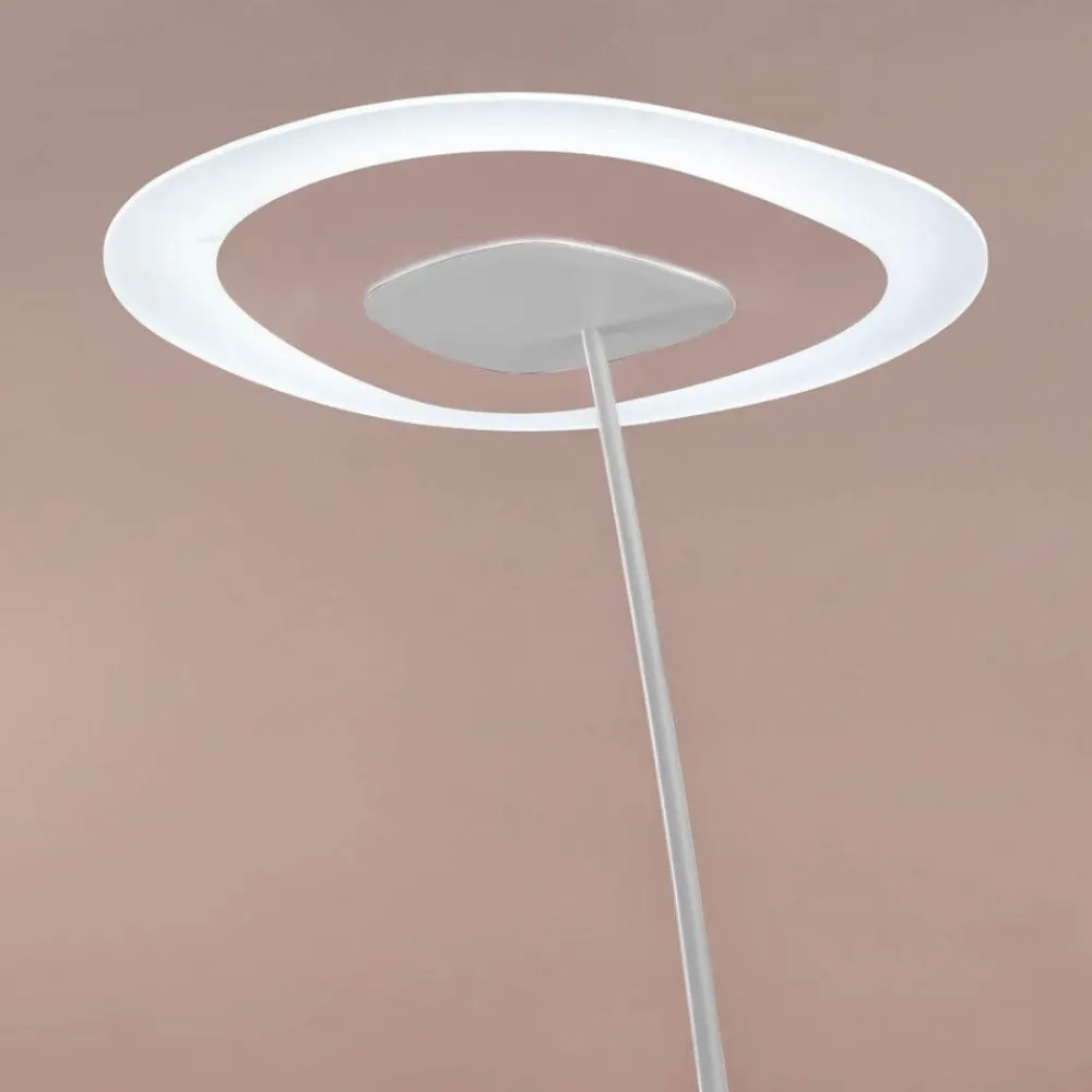 Lampade Da Terra-Linea Light Antigua fl piantana bianca moderna led 3000k