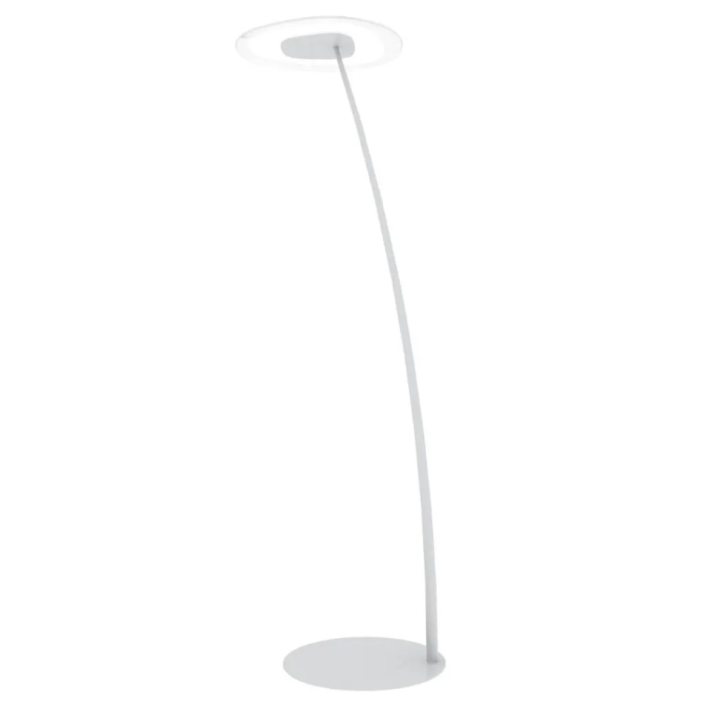 Lampade Da Terra-Linea Light Antigua fl piantana bianca moderna led 3000k