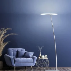 Lampade Da Terra-Linea Light Antigua fl piantana bianca moderna led 3000k