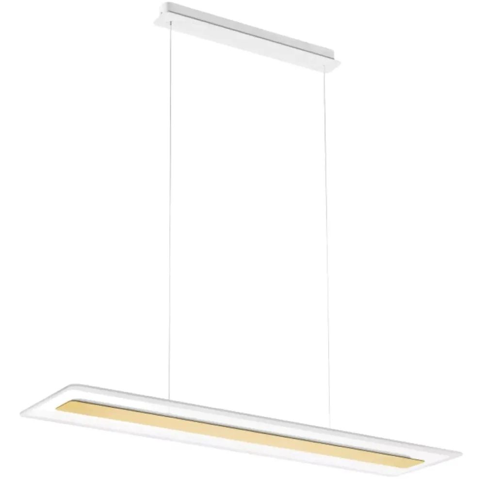 Lampadari Moderni-Linea Light Antille oro lampadario led 45w 3000k moderno