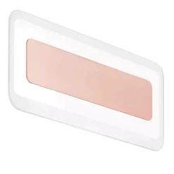 Applique Da Parete-Linea Light Antille s rame applique vetro led 14w 3000k moderna