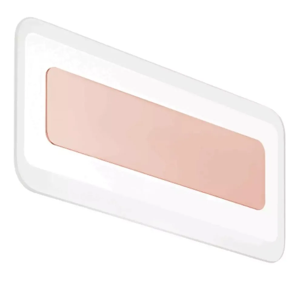 Applique Da Parete-Linea Light Antille s rame applique vetro led 14w 3000k moderna