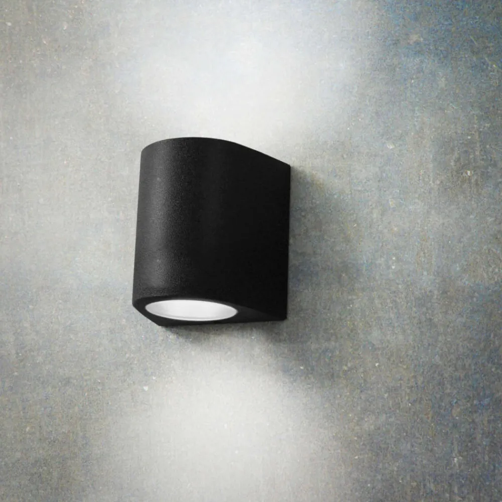 Applique Da Esterno-Top Light Aosta applique per esterni nera anti corrosione ip55