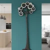 Appendiabiti Da Parete-Selezionato da Mazzolaluce Appendiabiti albero da parete legno colore bianco grigio