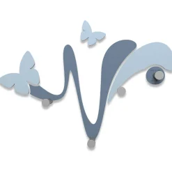 Appendiabiti Da Parete-Selezionato da Mazzolaluce Appendiabiti da parete butterfly legno colore carta da zucchero