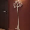 Appendiabiti Da Parete-Selezionato da Mazzolaluce Appendiabiti da parete design moderno albero grigio prugna