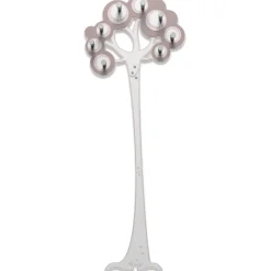 Appendiabiti Da Parete-Selezionato da Mazzolaluce Appendiabiti da parete design moderno albero grigio prugna