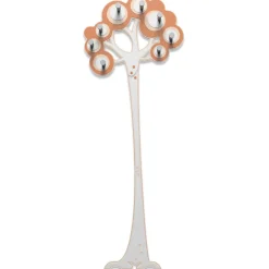 Appendiabiti Da Parete-Selezionato da Mazzolaluce Appendiabiti da parete design moderno albero legno colore terracotta
