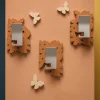 Appendiabiti Da Parete-Selezionato da Mazzolaluce Appendiabiti da parete moderno farfalle legno colore abbronzato
