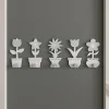 Appendiabiti Da Parete-Selezionato da Mazzolaluce Appendiabiti da parete piantine legno bianco grigio design moderno