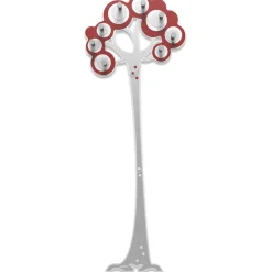 Appendiabiti Da Parete-Selezionato da Mazzolaluce Appendiabiti design moderno da parete legno colore rosso rubino grigio