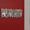 Appendiabiti Da Parete-Selezionato da Mazzolaluce Appendiabiti moderno da parete farfalle legno colore tortora