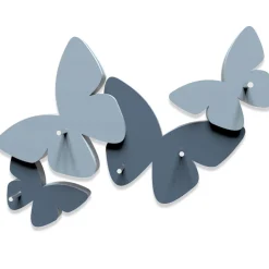 Mobili Ingresso Moderni-Selezionato da Mazzolaluce Appendichiavi da parete magnetico farfalle colore carta da zucchero