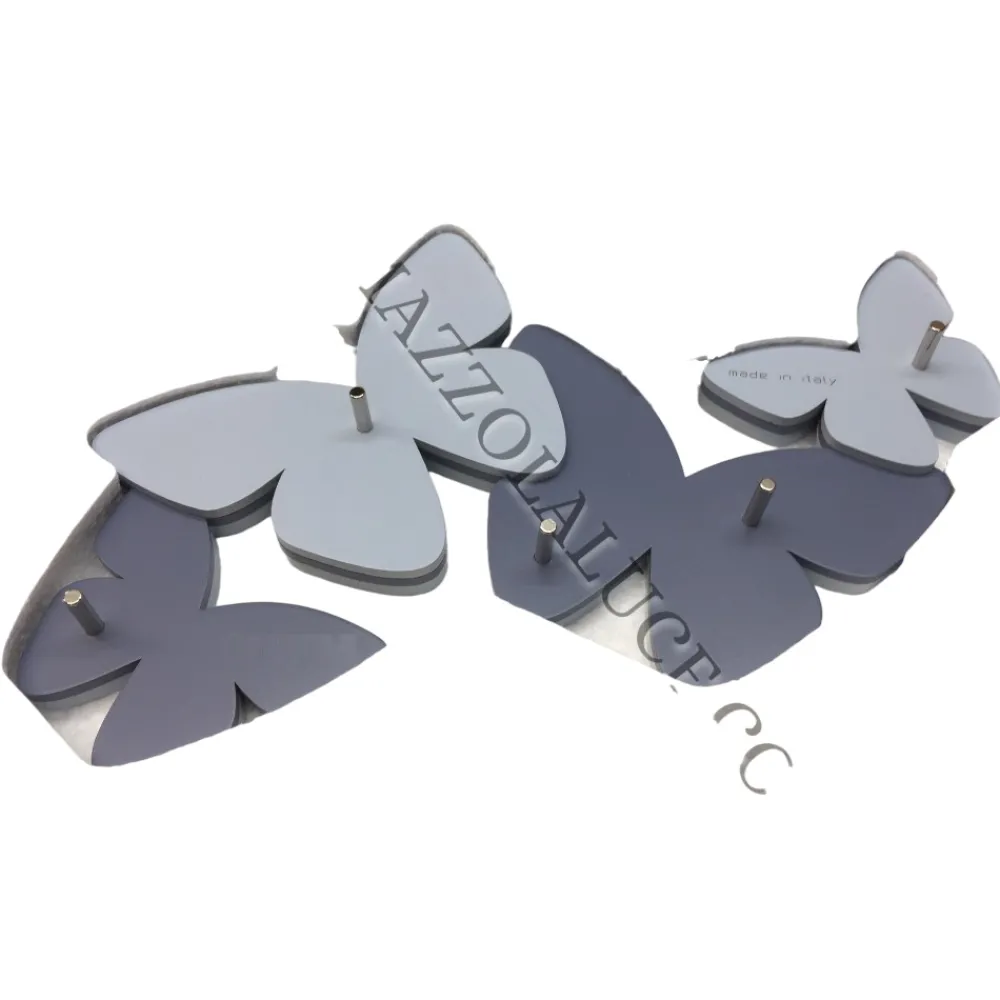 Mobili Ingresso Moderni-Selezionato da Mazzolaluce Appendichiavi da parete magnetico farfalle colore carta da zucchero