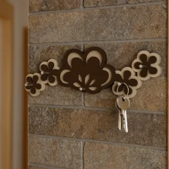 Mobili Ingresso Moderni-Selezionato da Mazzolaluce Appendichiavi da parete magnetico moderno legno