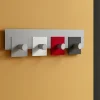 Appendiabiti Da Parete-Selezionato da Mazzolaluce Appendipanni da parete moderno rosso bianco grigio
