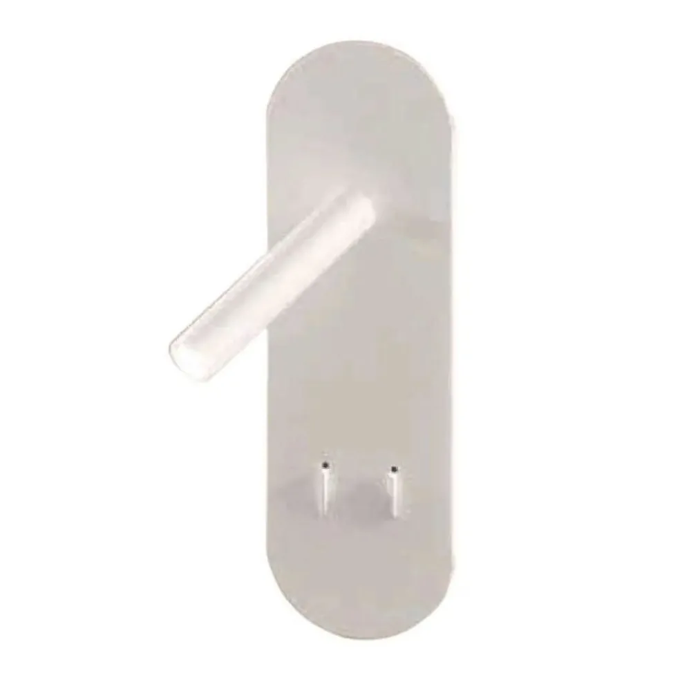 Applique Camera Da Letto-Ondaluce Ap plate applique per comodino camera da letto bianca led orientabile