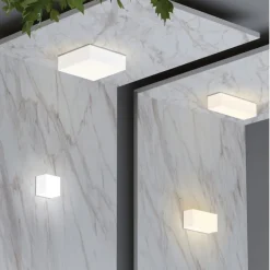 Applique Da Esterno-Selezionato da Mazzolaluce Applique acrilico bianco da esterno led 8w 3000k 4000k 6000k