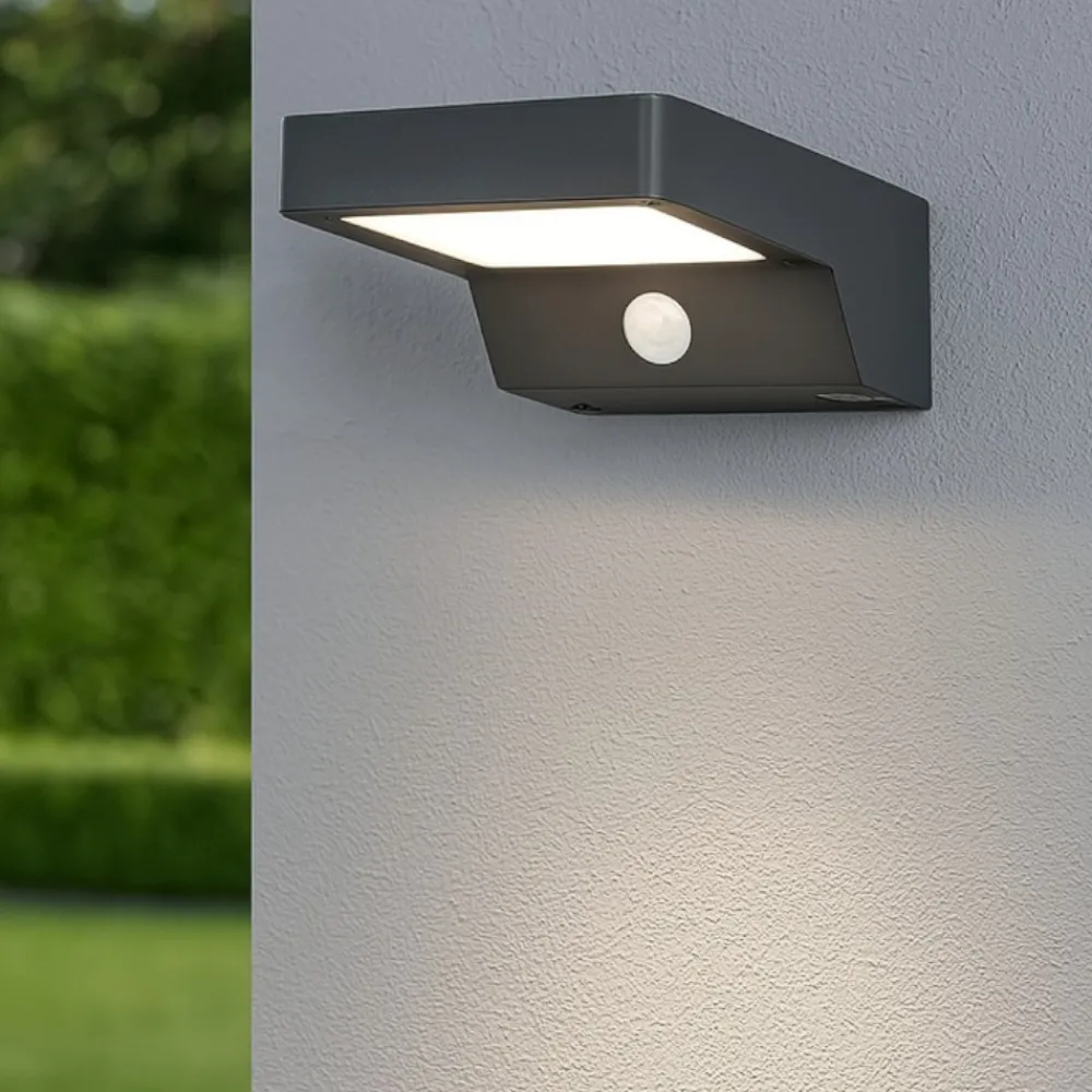 Applique Da Esterno-Selezionato da Mazzolaluce Applique a luce solare da esterno con sensore movimento 5w 3000k