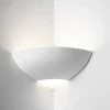 Applique Da Parete-Selezionato da Mazzolaluce Applique angolare in gesso ceramica bianca