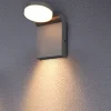 Applique Da Esterno-Selezionato da Mazzolaluce Applique antracite da esterno orientabile led anti corrosione