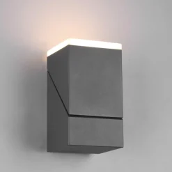 Applique Da Esterno-Selezionato da Mazzolaluce Applique antracite da esterno orientabile led 3000k ip54 anti corrosione