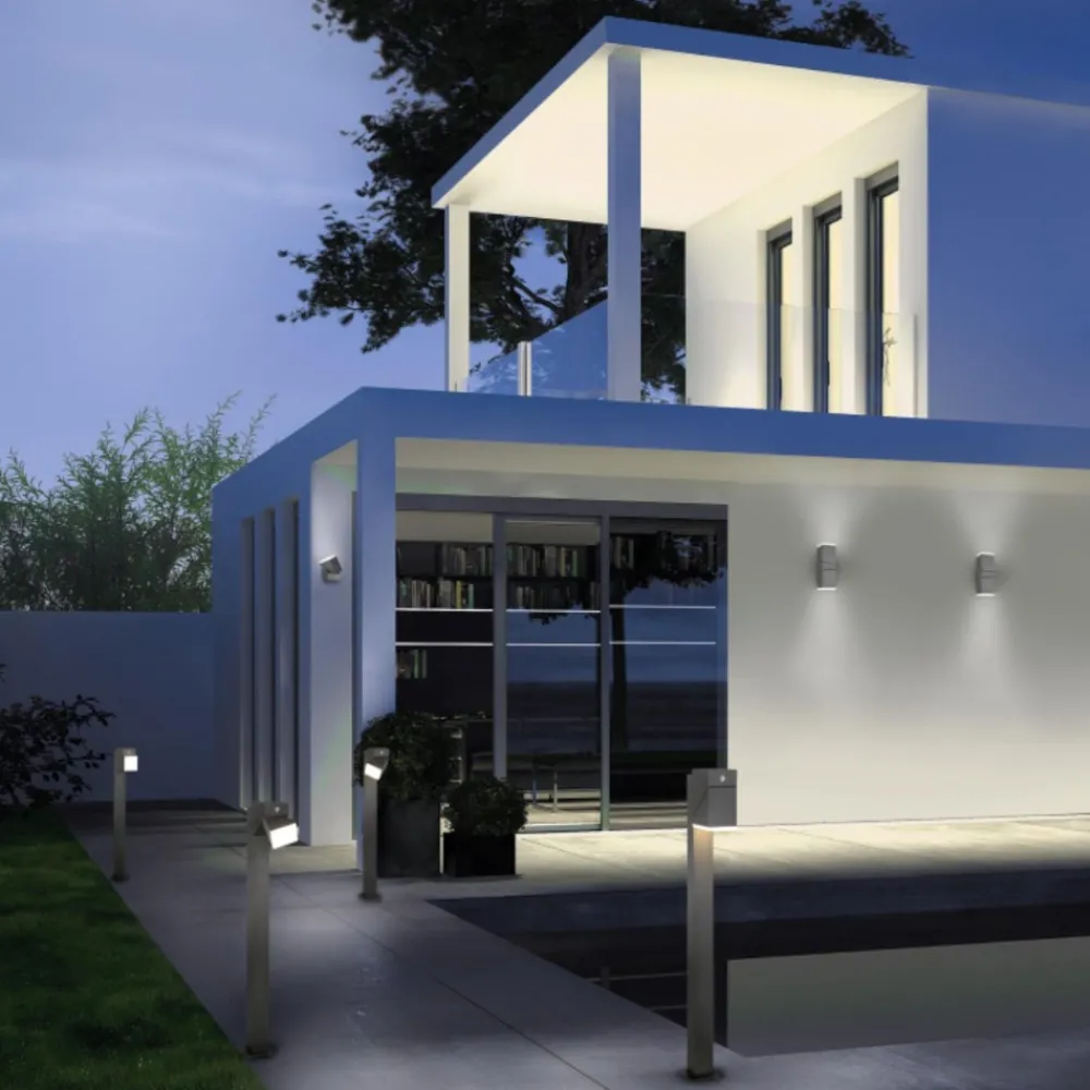 Applique Da Esterno-Selezionato da Mazzolaluce Applique antracite da esterno orientabile led 3000k ip54 anti corrosione