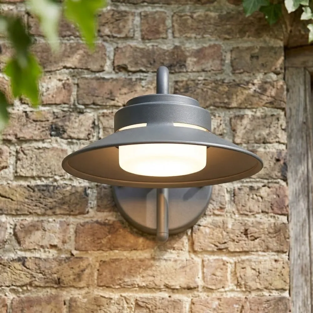 Applique Da Esterno-Selezionato da Mazzolaluce Applique antracite per esterno facciate terrazze alluminio ip44