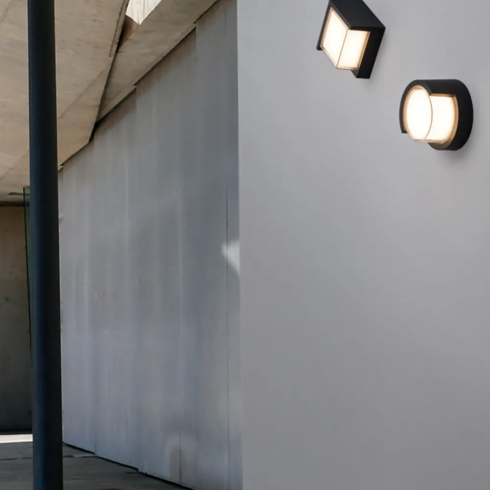 Applique Da Esterno-Selezionato da Mazzolaluce Applique antracite per esterno ip65 led 12w 3000k ip65