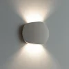 Applique Da Parete-Selezionato da Mazzolaluce Applique a parete di cemento grigio design moderno tondo
