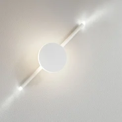 Applique Da Parete-Ondaluce Applique ap james led 3000k bianco design moderno