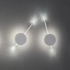 Applique Da Parete-Ondaluce Applique ap james led 3000k bianco design moderno