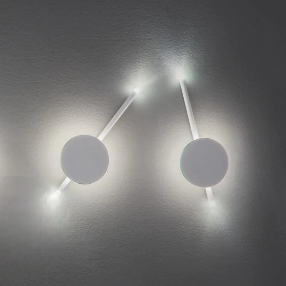 Applique Da Parete-Ondaluce Applique ap james led 3000k bianco design moderno