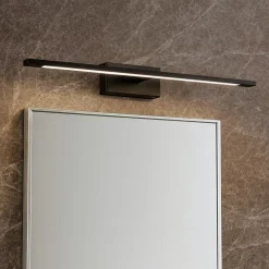 Applique Da Bagno-Selezionato da Mazzolaluce Applique bagni nero 12w 3000k