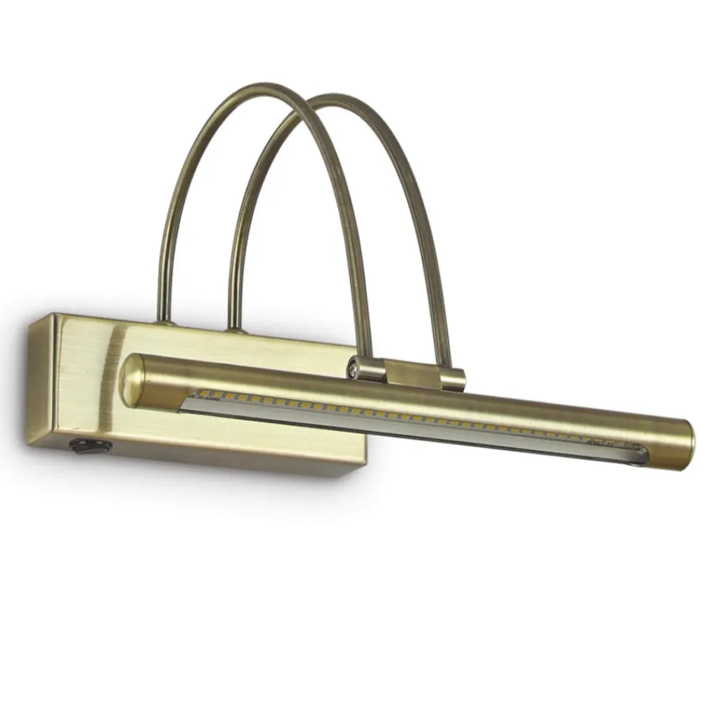 Applique Da Bagno-Ideal Lux Applique bagno moderno brunito bow ap d26