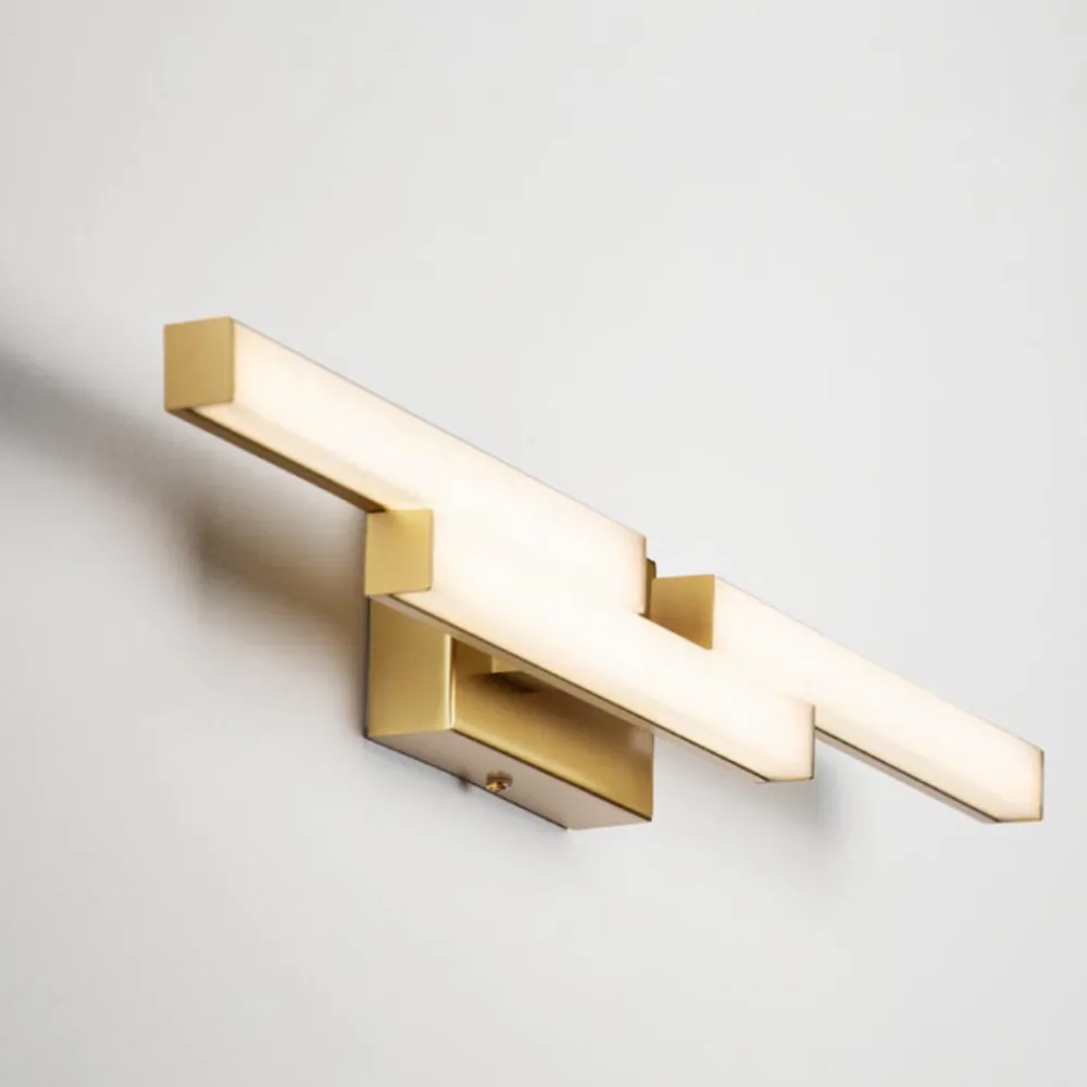 Applique Da Bagno-Selezionato da Mazzolaluce Applique bagno moderno led 14w 4000k design geometrico