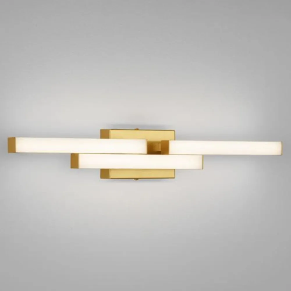 Applique Da Bagno-Selezionato da Mazzolaluce Applique bagno moderno led 14w 4000k design geometrico