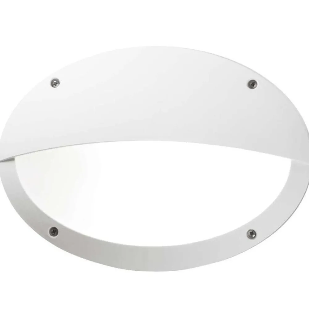 Applique Da Esterno-Top Light Applique bianca da esterno anti corrosione ip66 monza